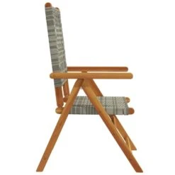 VidaXL - Tuinstoelen - Grijs - Acaciahout En Poly Rattan - 2 Stuks -Leenbakker Winkel 4e1624ecf25d4acfbf66bef7908a22b2