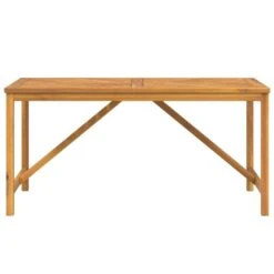 VidaXL - Tuintafel - Bruin - Massief Acaciahout - 150 X 90 X 74 Cm -Leenbakker Winkel 4eaeec1d38814d8a966ee56fed8936b4