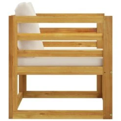 VidaXL - Tuinstoel - Crème - Acaciahout - Met Kussens 7 VidaXL - Tuinstoel - Crème - Acaciahout - Met Kussens -Leenbakker Winkel 4ebb90d78cf6417fbc045d0e51d61b9f