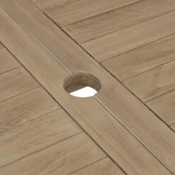 VidaXL - Tuintafel Inklapbaar - Grijs - Massief Teakhout - 120x70x75 Cm -Leenbakker Winkel 4ff66433620347808ba38e68de318aef