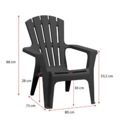 Loungestoel Maryland - Antraciet -Leenbakker Winkel 50101037 9600