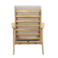 Lounge Fauteuil Jura - Acacia/grijs 9 Lounge Fauteuil Jura - Acacia/grijs -Leenbakker Winkel 50103030 0900