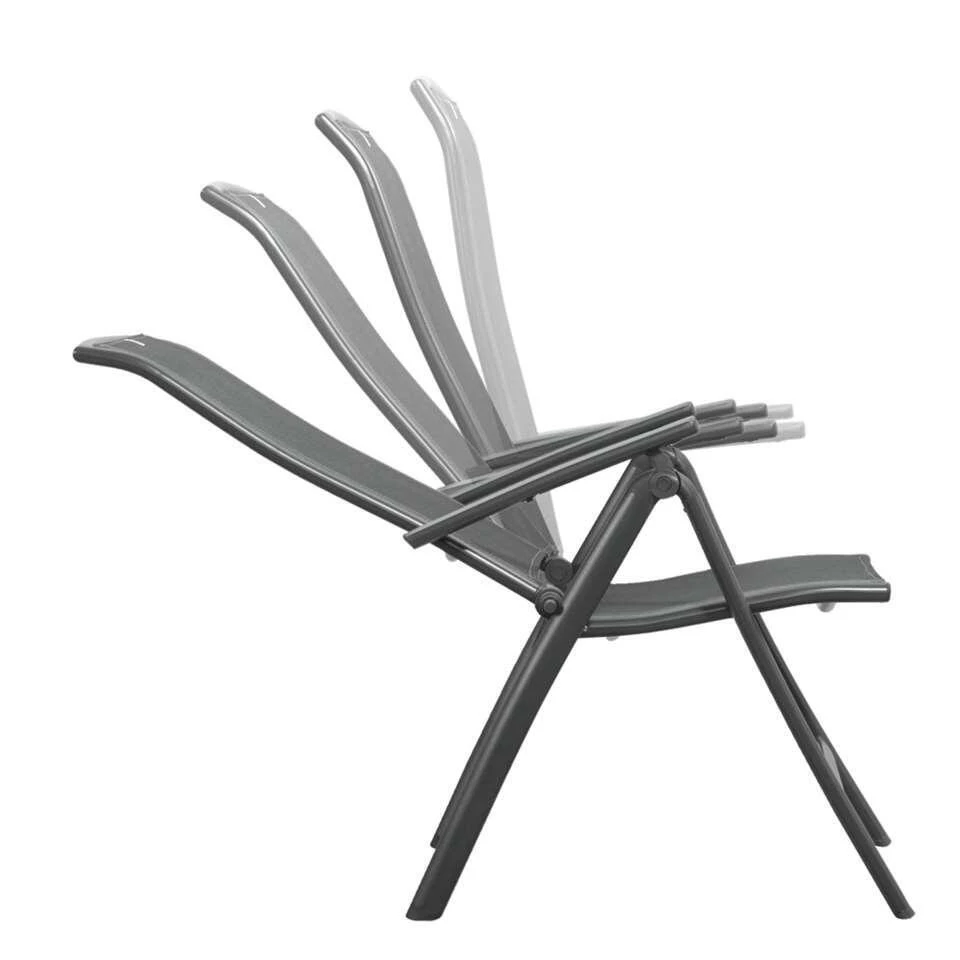 Terrasstoel Cannes 7-standen - Mat Grijs 4 Terrasstoel Cannes 7-standen - Mat Grijs - Afbeelding 4