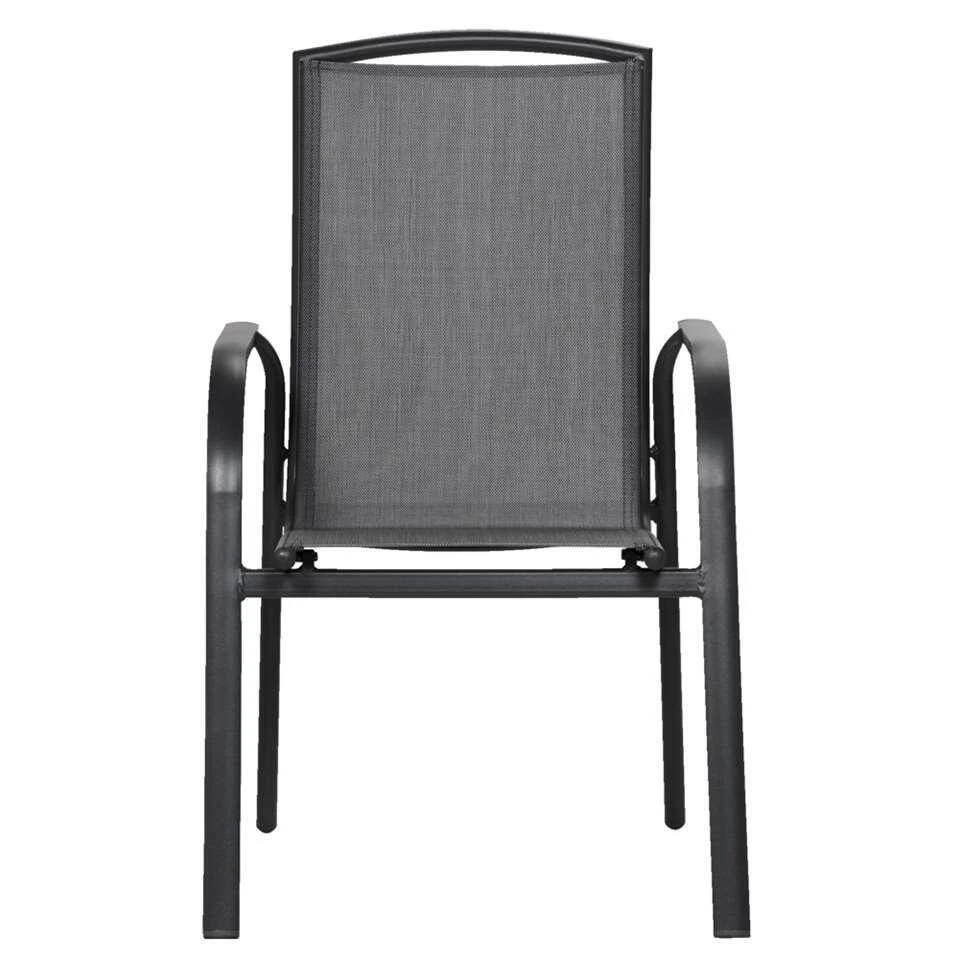 Stapelstoel Cannes - Mat Grijs 4 Stapelstoel Cannes - Mat Grijs - Afbeelding 4