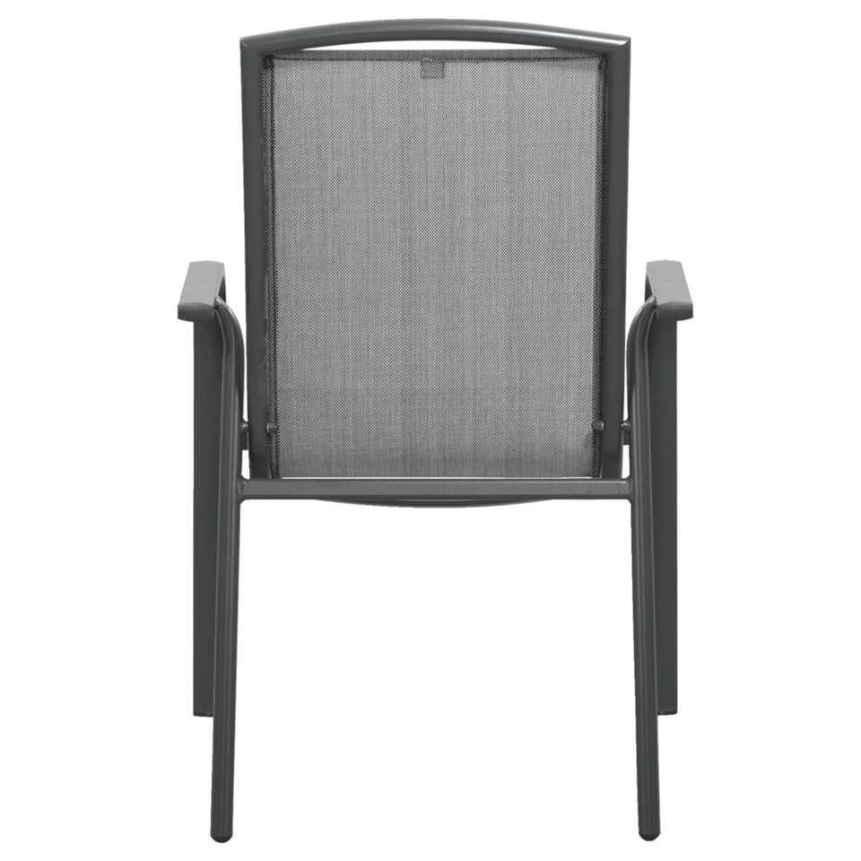 Stapelstoel Cannes - Mat Grijs 2 Stapelstoel Cannes - Mat Grijs - Afbeelding 2