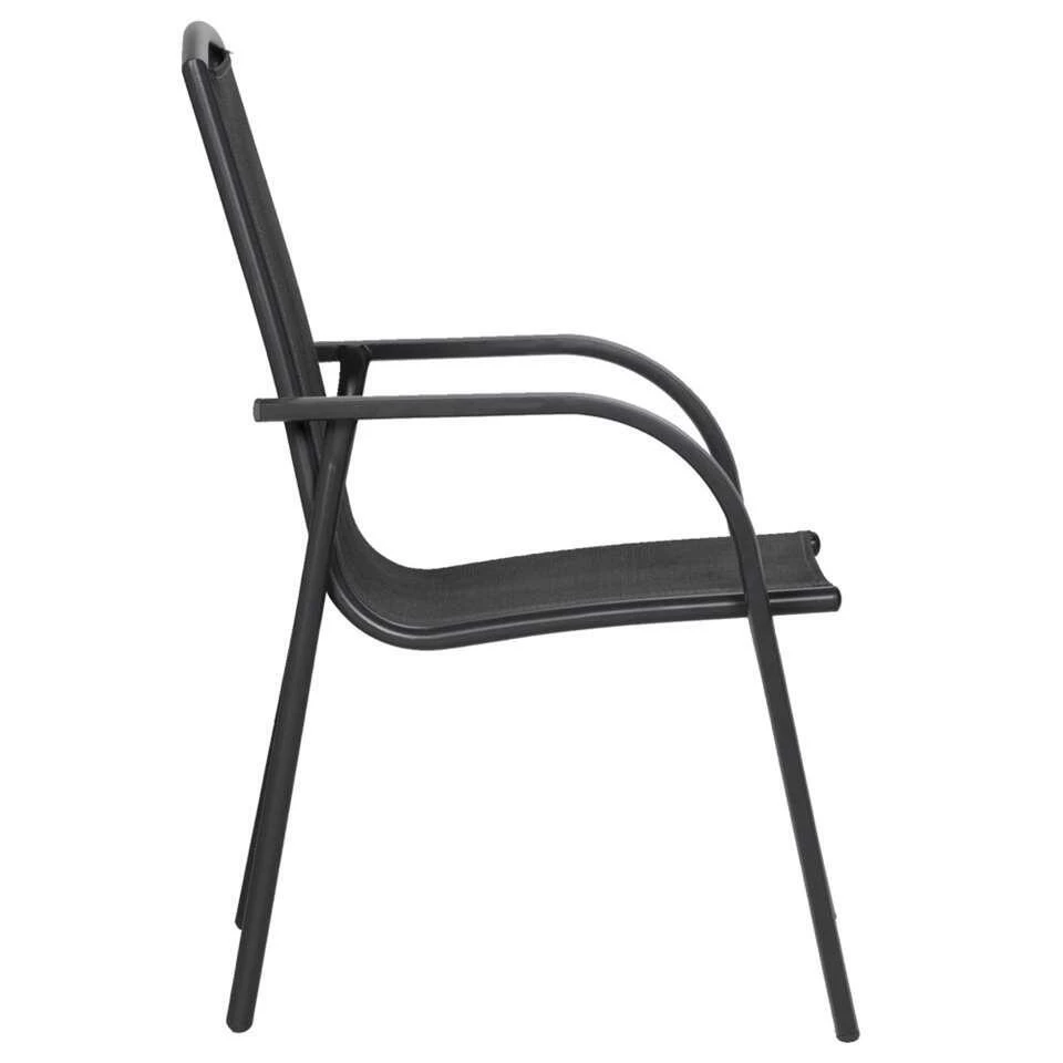 Stapelstoel Cannes - Mat Grijs 6 Stapelstoel Cannes - Mat Grijs - Afbeelding 6