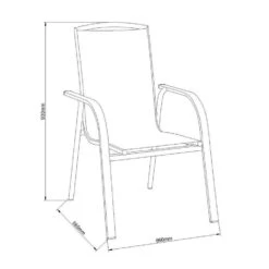 Stapelstoel Cannes - Mat Grijs 15 Stapelstoel Cannes - Mat Grijs -Leenbakker Winkel 50105027 9100