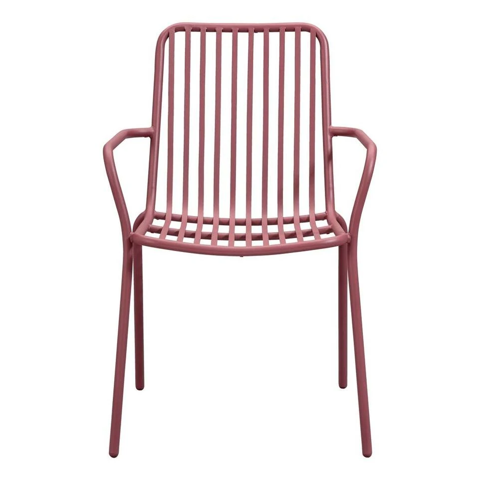 Stapelstoel Vence - Rood - 83x55x63 Cm 3 Stapelstoel Vence - Rood - 83x55x63 Cm - Afbeelding 3