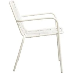 Stapelstoel Vence - Metaal/zand - 82x55x62 Cm -Leenbakker Winkel 50105163 8000