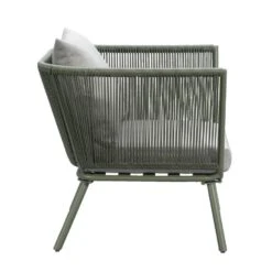 Loungestoel Almeria - Olijfgroen - 75x89x75 Cm 6 Loungestoel Almeria - Olijfgroen - 75x89x75 Cm -Leenbakker Winkel 50105177 0900