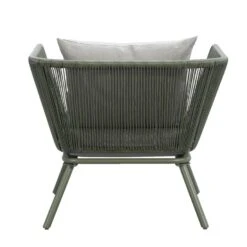 Loungestoel Almeria - Olijfgroen - 75x89x75 Cm 7 Loungestoel Almeria - Olijfgroen - 75x89x75 Cm -Leenbakker Winkel 50105177 8000
