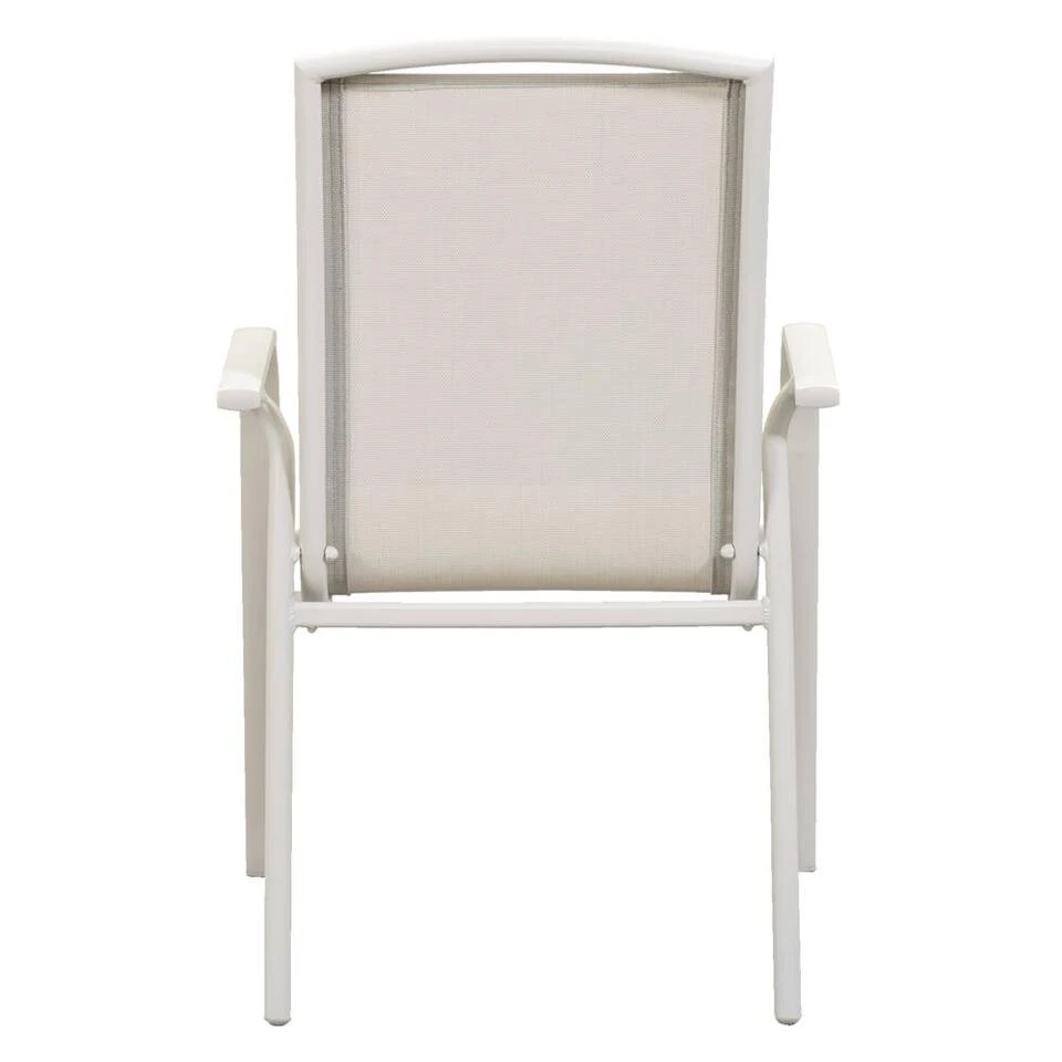 Stapelstoel Cannes - Zand - 93x66x58 Cm 3 Stapelstoel Cannes - Zand - 93x66x58 Cm - Afbeelding 3