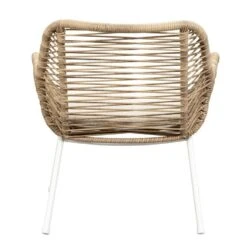 Loungestoel Grand - Wicker Naturel - 78x73x71 Cm -Leenbakker Winkel 50105269 0900