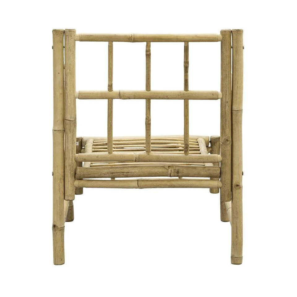 Loungestoel Tarifa Bamboe - Naturel - 82x66x75 Cm 3 Loungestoel Tarifa Bamboe - Naturel - 82x66x75 Cm - Afbeelding 3