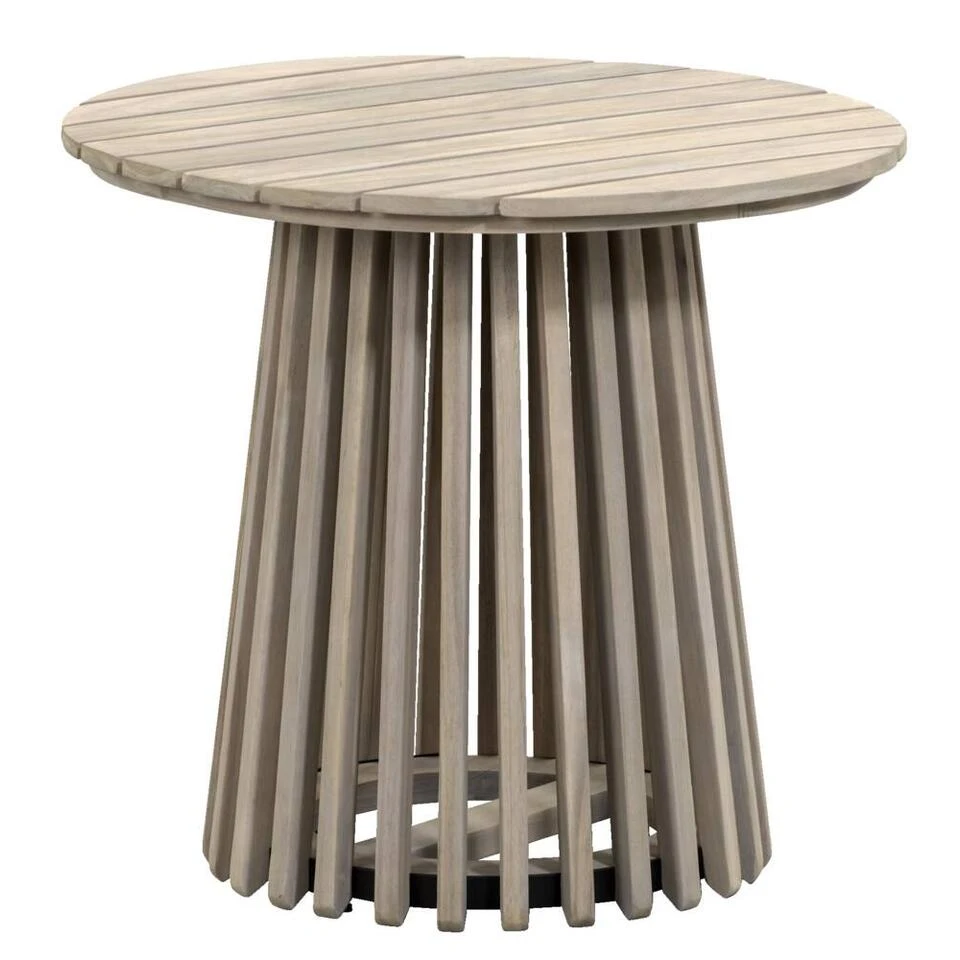 Bijzettafel Saône - Acacia/greywash - 45xØ50 Cm 2 Bijzettafel Saône - Acacia/greywash - 45xØ50 Cm - Afbeelding 2