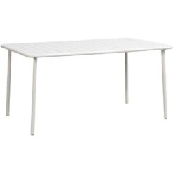 Tuintafel Vence - Metaal Zand - 75x150x90 Cm