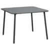 Lounge Dinging Tafel Paris - Aluminium - 66x90x90 Cm