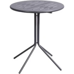 Bistrotafel Vence - Antraciet - 70xØ60 Cm