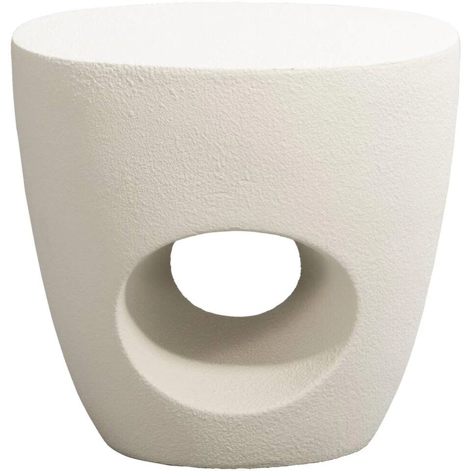 Tuinbijzettafel Corfu - Zand - 46x50x40 Cm 1 Tuinbijzettafel Corfu - Zand - 46x50x40 Cm