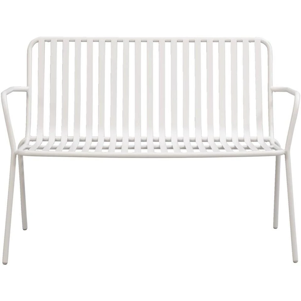 Tuinbank Vence - Metaal Zand - 81x114x62 Cm 2 Tuinbank Vence - Metaal Zand - 81x114x62 Cm - Afbeelding 2