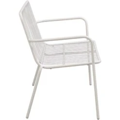 Tuinbank Vence - Metaal Zand - 81x114x62 Cm 8 Tuinbank Vence - Metaal Zand - 81x114x62 Cm -Leenbakker Winkel 50205028 8000