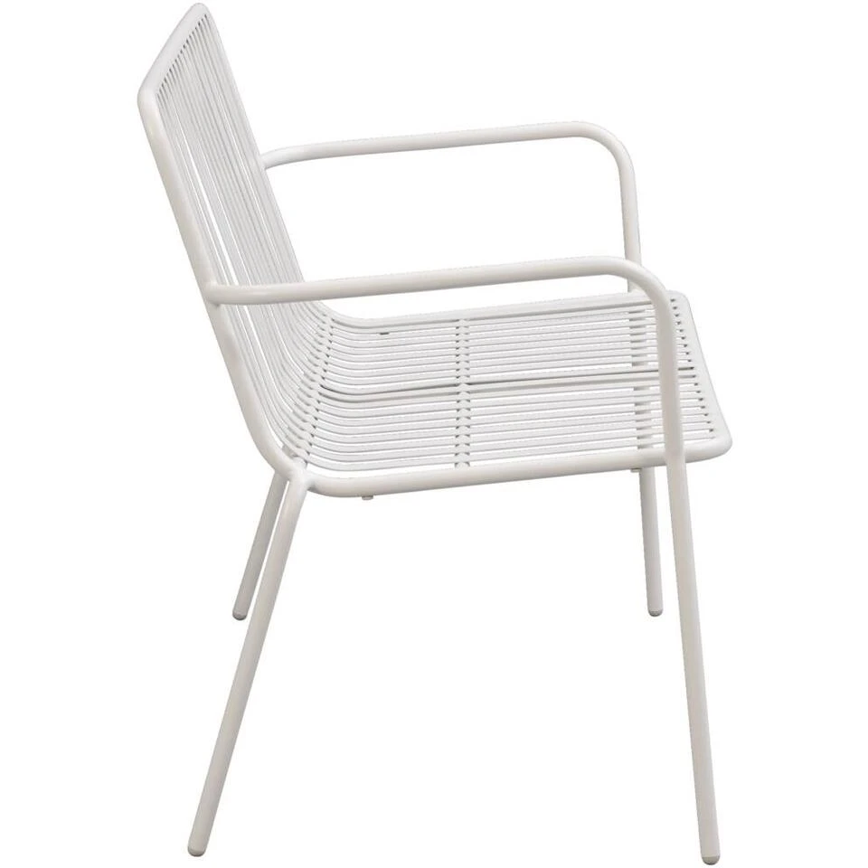 Tuinbank Vence - Metaal Zand - 81x114x62 Cm 4 Tuinbank Vence - Metaal Zand - 81x114x62 Cm - Afbeelding 4