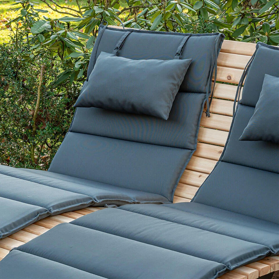 Merkloos HOME DELUXE Golfhouten Ligstoel TAIGA Incl. Kussen Aantal: 1 4 Merkloos HOME DELUXE Golfhouten Ligstoel TAIGA Incl. Kussen Aantal: 1 - Afbeelding 4