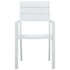 VidaXL - Tuinstoelen - Wit - Hout - 4 Stuks -Leenbakker Winkel 51221ec9219e4f90aab1cef93d047437