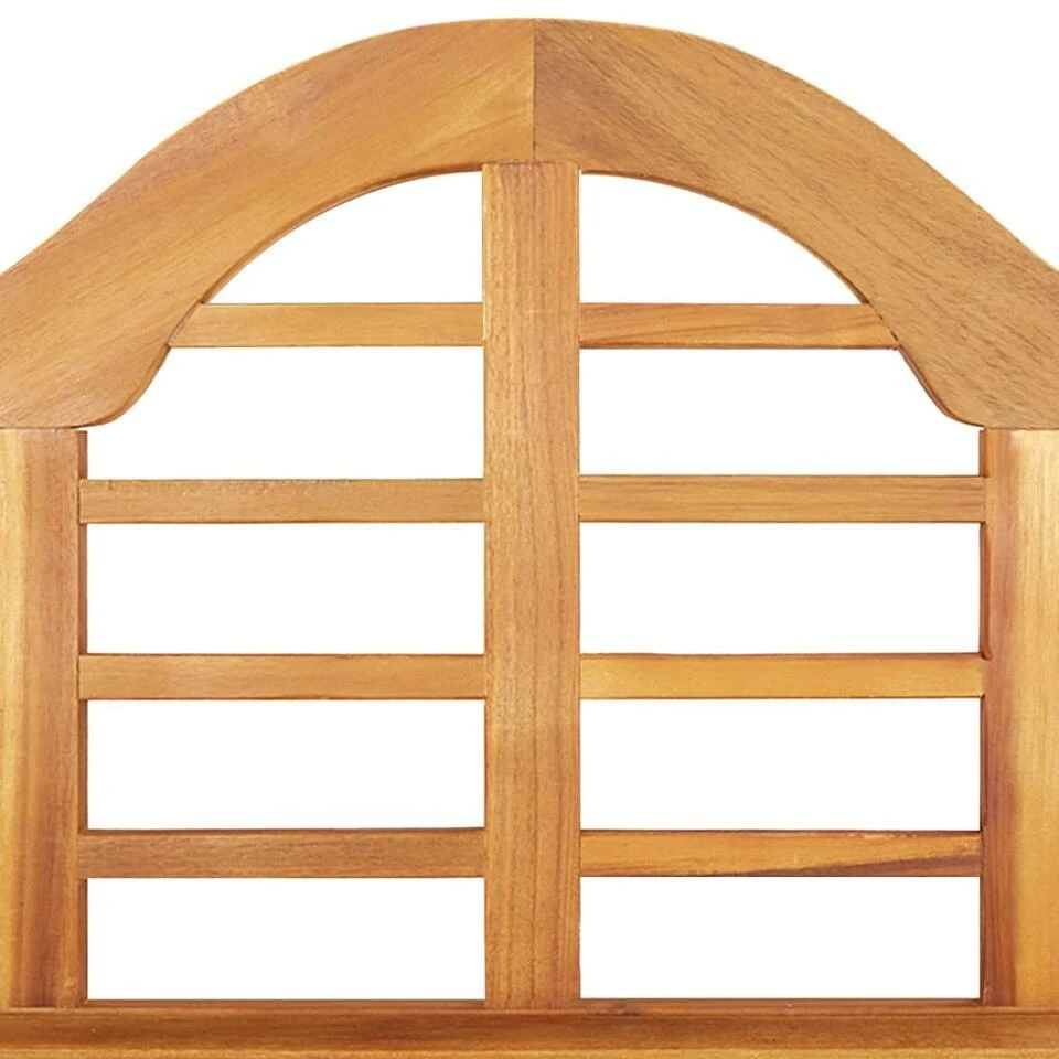 VidaXL - Tuinbank - Bruin - Acaciahout - 125 Cm 6 VidaXL - Tuinbank - Bruin - Acaciahout - 125 Cm - Afbeelding 6