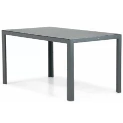 Dining Tuintafel Rechthoekig 150 X 85 Cm Aluminium Grijs Venustas -Leenbakker Winkel 5186f45d92b84e9e918541d697744a0f