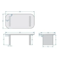 Tuintafel Deens Ovaal - Wit Betonlook - 240x100x75cm - Maya 15 Tuintafel Deens Ovaal - Wit Betonlook - 240x100x75cm - Maya -Leenbakker Winkel 51b0bb1734674885b7498b2b7dd558b3