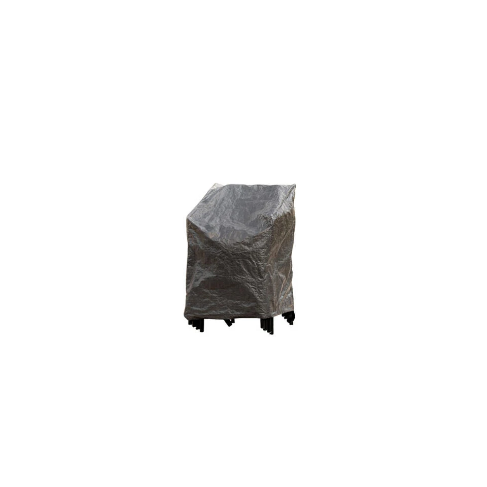 Outdoor Covers - Hoes Voor Stapelstoelen - Antraciet - 88-128x66x66 Cm 1 Outdoor Covers - Hoes Voor Stapelstoelen - Antraciet - 88-128x66x66 Cm