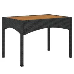 VidaXL - Verstelbare Tuinstoelen - Tafel - Zwart - Poly Rattan - 3 Stuks -Leenbakker Winkel 541b8b8431bf4a28bcf833bfe505d8e7