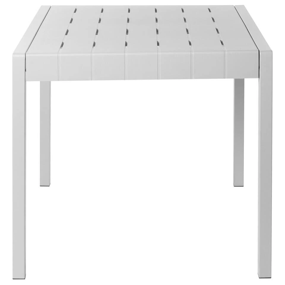 BARTICA - Tuintafel - Grijs - 81 X 84 Cm - Synthetisch Materiaal 5 BARTICA - Tuintafel - Grijs - 81 X 84 Cm - Synthetisch Materiaal - Afbeelding 5