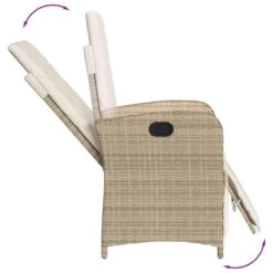 VidaXL - Verstelbare Tuinstoel Met Voetensteun - Beige - Poly Rattan 17 VidaXL - Verstelbare Tuinstoel Met Voetensteun - Beige - Poly Rattan -Leenbakker Winkel 57c819c5d1b84775a3ca465b49c6aa3c