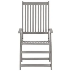 VidaXL - Verstelbare Tuinstoelen Met Kussens - Grijs - Acaciahout - 2 Stuks -Leenbakker Winkel 58545ddd081f4469a42b0992782d9704