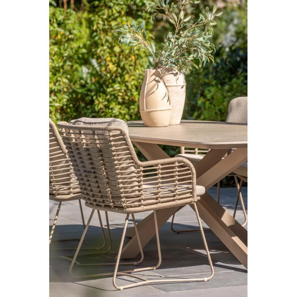 4-Seasons Fabrice Tuinstoel - Antraciet (1 Stuk) 4 4-Seasons Fabrice Tuinstoel - Antraciet (1 Stuk) - Afbeelding 4