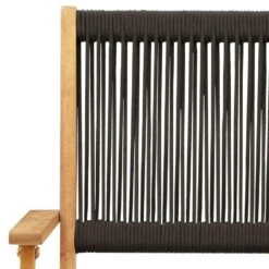 VidaXL - Tuinstoelen - Zwart - Acaciahout En Polypropeen - 2 Stuks -Leenbakker Winkel 598cd11058b94ec99ddfa41faaad8588