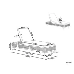 Beliani Tuinligstoel OSINI - Natuurlijk Pe Rotan -Leenbakker Winkel 59b193ba3436436d8a7102588cbe632c