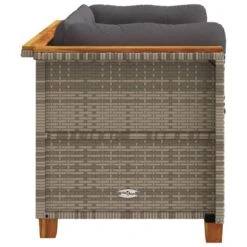 VidaXL - Tuinbank - Grijs - Poly Rattan - 2 Stuks -Leenbakker Winkel 59ebecda127848f19d0a7abfed6228af