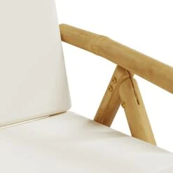 VidaXL - Inklapbare Tuinstolen - Kussens - Bruin - Bamboe - 2 Stuks -Leenbakker Winkel 5a00683c7f104813ad9fb1220ad611e2