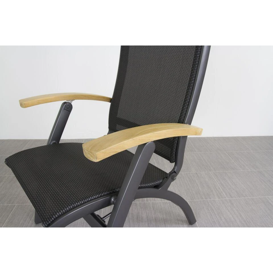 Set Van 4 - Hartman Da Vinci Verstelbare Stoel - Teak 12 Set Van 4 - Hartman Da Vinci Verstelbare Stoel - Teak - Afbeelding 12