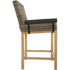 Tectake Wicker Bartafel Lovas Met 6 Stoelen Latina, Natuur -Leenbakker Winkel 5c78cbce875844f78e36c9f534f3ba8b
