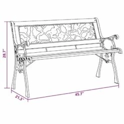 VidaXL - Tuin Zitplaatsen - Bruin - Hout - 116 X 54 X 73cm 15 VidaXL - Tuin Zitplaatsen - Bruin - Hout - 116 X 54 X 73cm -Leenbakker Winkel 5d499c952fff4efa8c630fbf3494115d