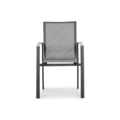 Tuinstoel Stapelbaar Aluminium/Textileen /Aluminium/textileen Grijs-antraciet -Leenbakker Winkel 5dec3f6b77664cdbacbc47c3a7393ed3