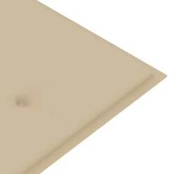 VidaXL - Batavia Tuinbank Met Beige Kussen - Teakhout - 150x51.5x84 Cm -Leenbakker Winkel 5df5c13e1c5742a4af6325c02af7f253