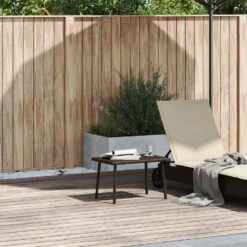 VidaXL - Tuin Salontafel - Bruin - Poly Rattan - 60 X 40 X 37 Cm -Leenbakker Winkel 5e0396d15cad4583a38be1c3e895bec5