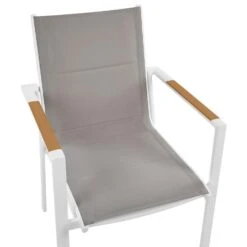 BUSSETO - Tuinstoel Set Van 4 - Grijs - Aluminium -Leenbakker Winkel 5e3d03dfee1349ed83dac432ed676d1f