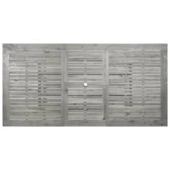 VidaXL - Tuintafel - Grijs - Massief Acaciahout - (150-200)x100x75 Cm -Leenbakker Winkel 5e406609110347688e5fbf8b69ba02f8
