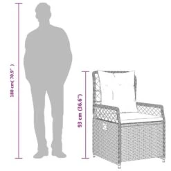 VidaXL - Tuinstoel - Beige - Poly Rattan 23 VidaXL - Tuinstoel - Beige - Poly Rattan -Leenbakker Winkel 5ed1f39db4fe4817b51331d950b6310e